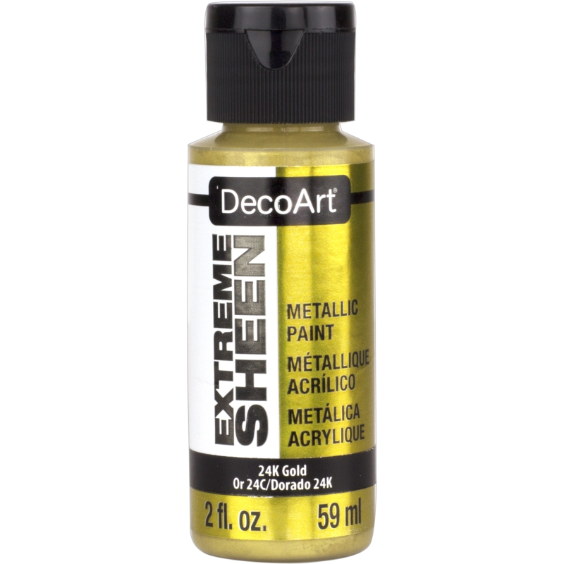 DecoArt Extreme Sheen Metallic paint - 24K Gold (2oz)