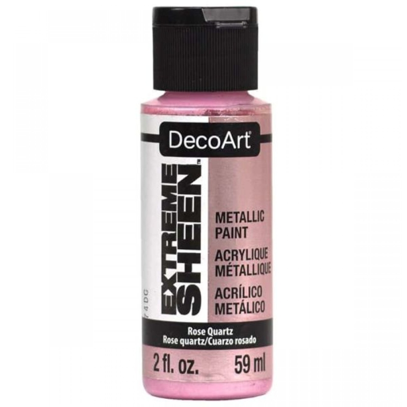 DecoArt Extreme Sheen Metallic Paint - Rose Quartz (2oz)
