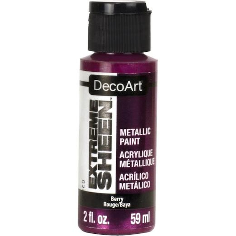 DecoArt Extreme Sheen Metallic Paint - Berry (2oz)