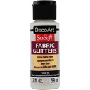 DecoArt SoSoft Glitter Fabric Paint 2oz - Clear Ice