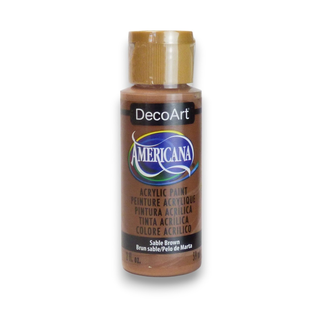 DecoArt Americana Acrylic - Sable Brown (2oz)