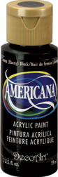 DecoArt Americana Acrylic - Lamp (Ebony) Black (2oz)