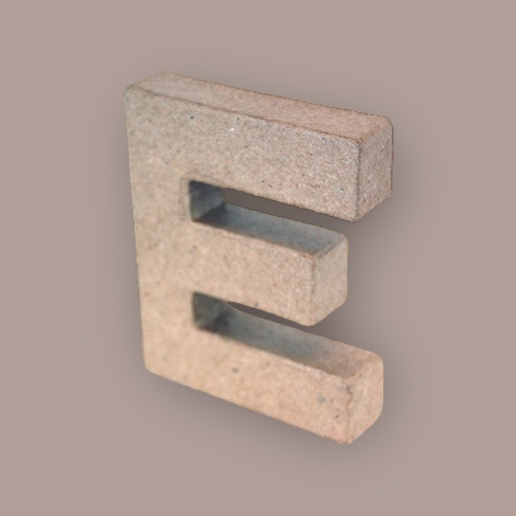 PaperMache Letter 4" E PACK OF 5