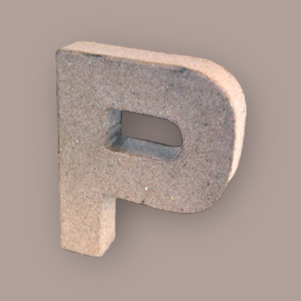 PaperMache Letter 4" P PACK OF 5