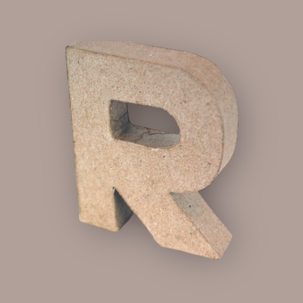 PaperMache Letter 4" R PACK OF 5