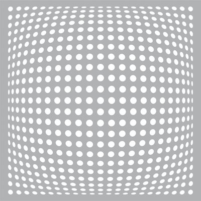 Square with Dots Mask Stencil