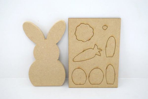 Pronty Crafts - MDF Easter Bunny & Base