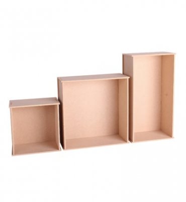 Pronty Crafts - MDF Wall Decoration Boxes (3pcs)