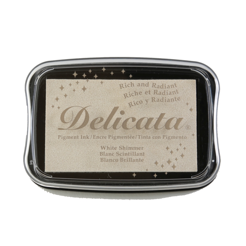 Delicata Ink Pad - White Shimmer