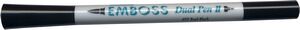 Emboss Real Black Dual Pen 