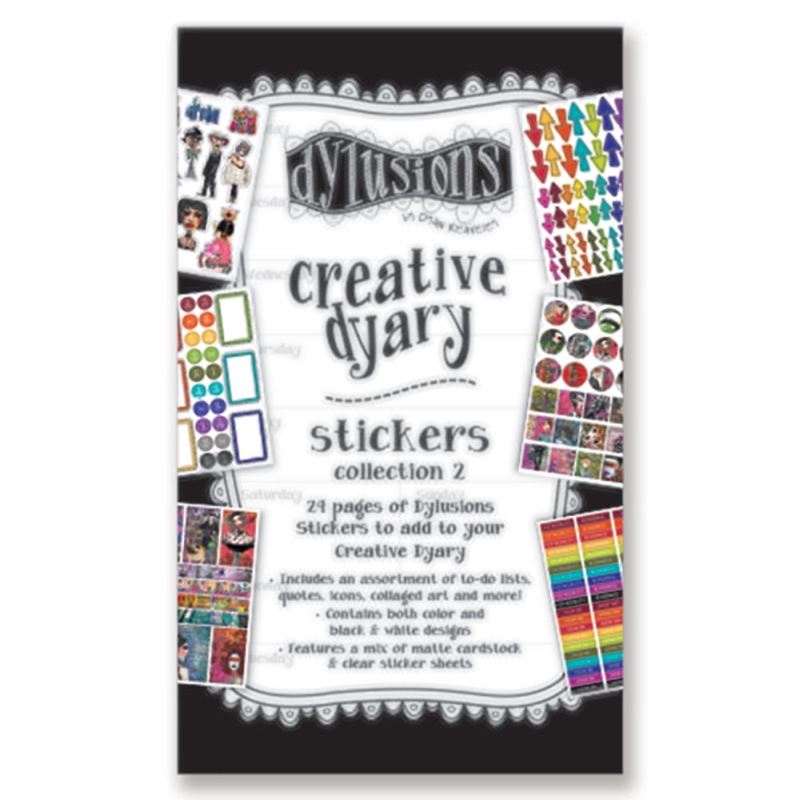 Dylusions Creative Dyary Sticker Book 