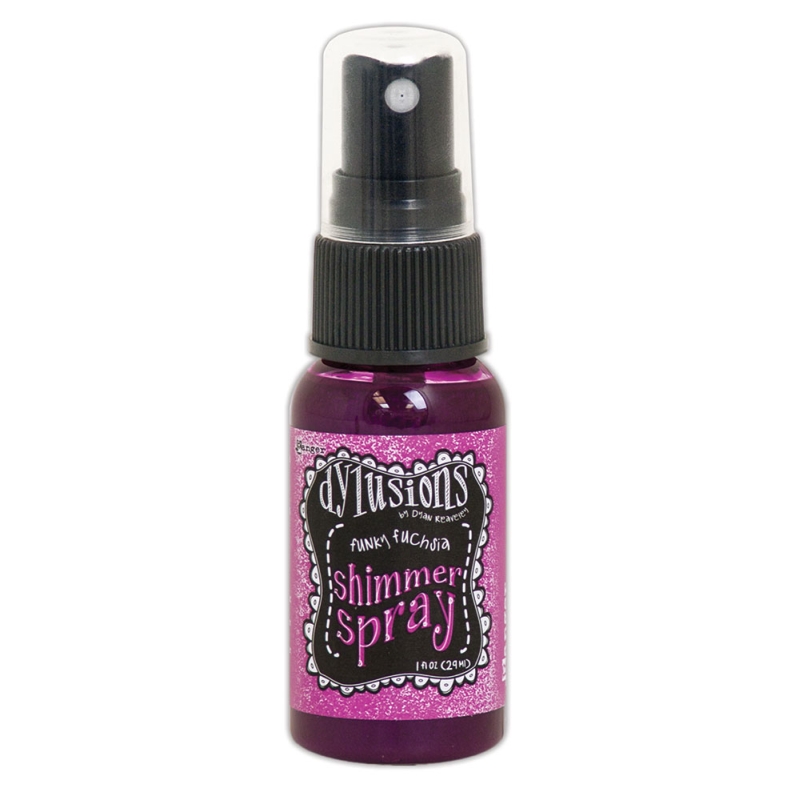Dylusions Shimmer Spray - Funky Fuchsia