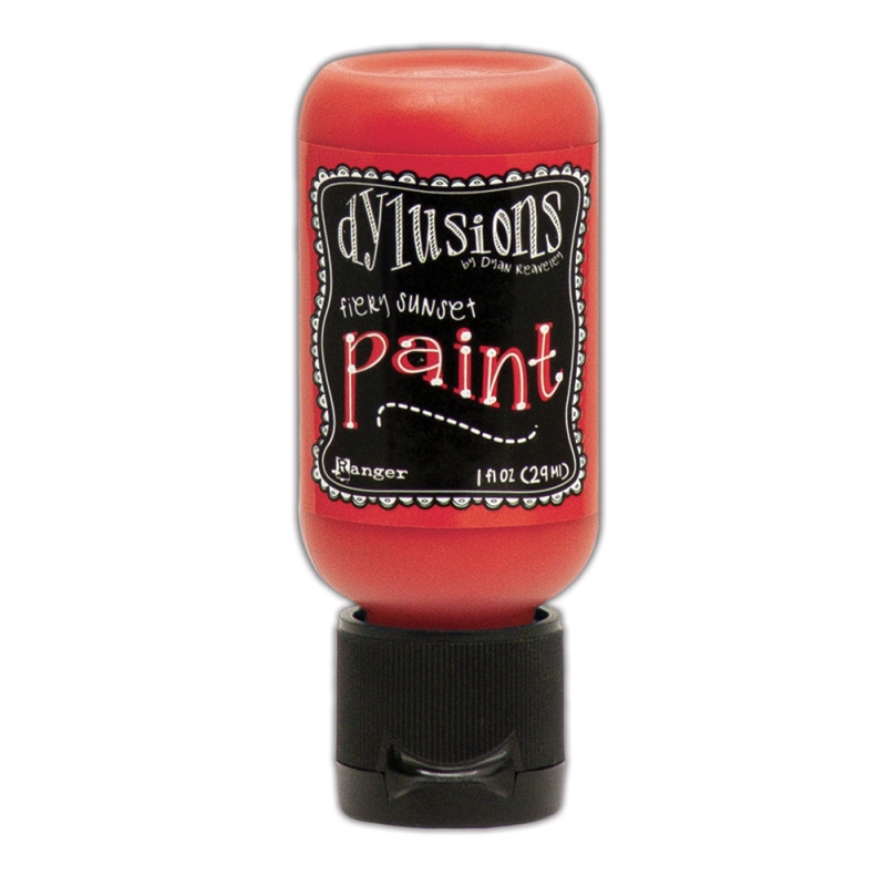 Dylusions Acrylic Paint - Fiery Sunset (1oz)