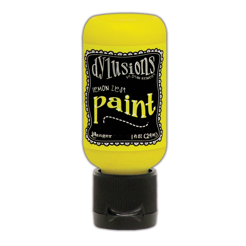 Dylusions Acrylic Paint - Lemon Zest (1oz)