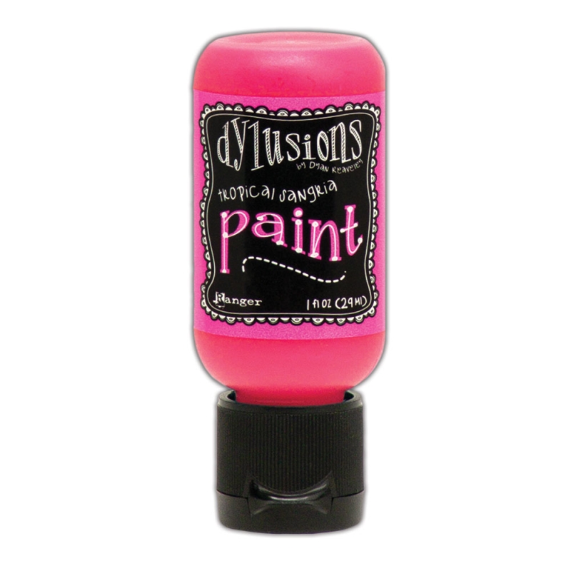 Dylusions Acrylic Paint - Tropical Sangria (1oz)