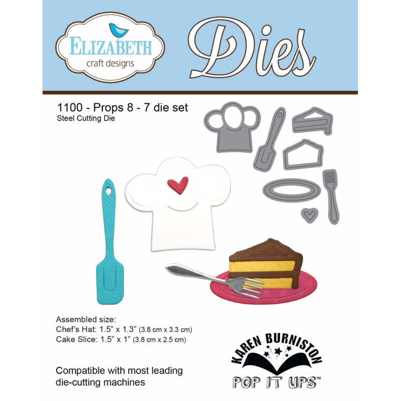 Elizabeth Craft Designs - Props 8 Die Set - POP IT UPS