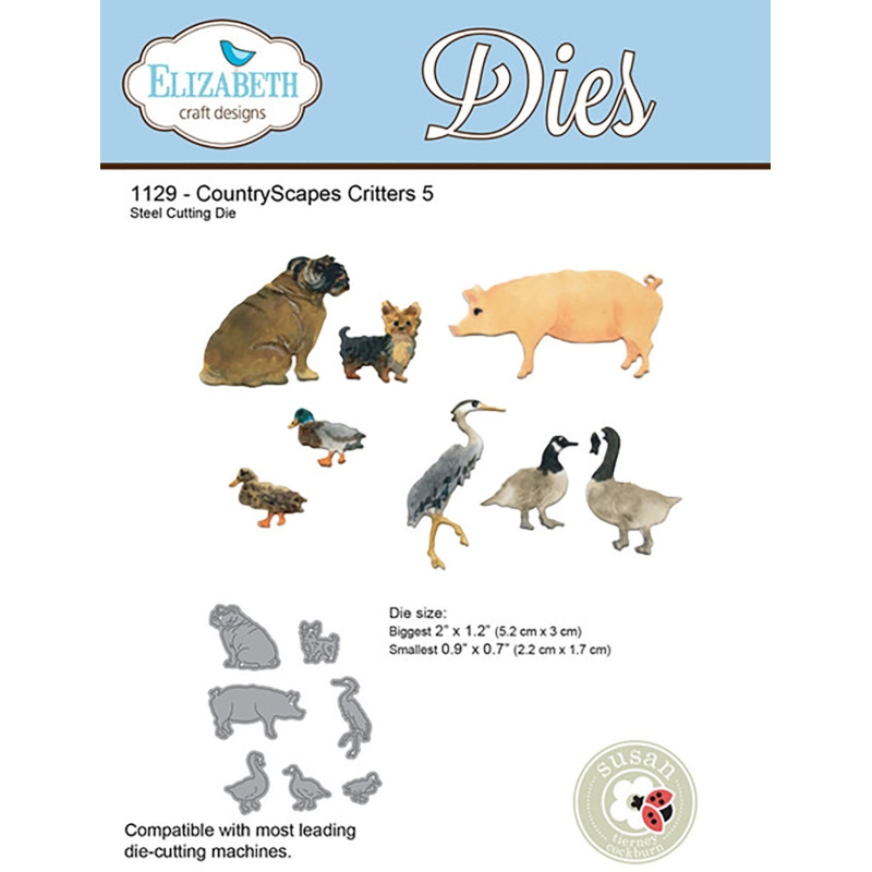 Elizabeth Craft Designs - CountryScapes Critters 5 Die Set
