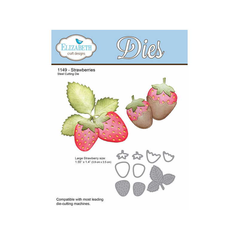 Elizabeth Craft Designs - Strawberries Die Set
