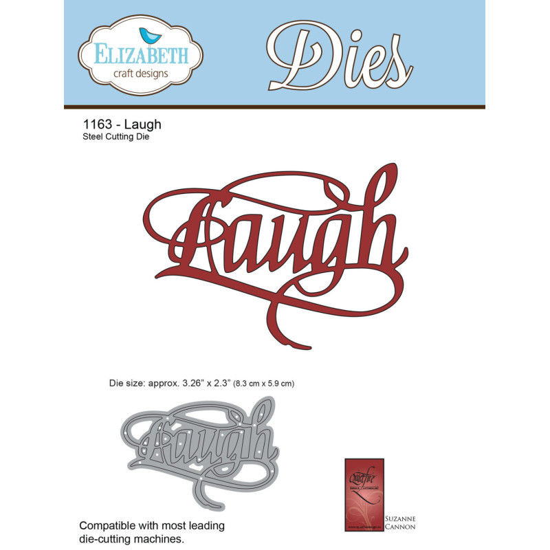 Elizabeth Craft Designs - A Way With Words: Laugh Die