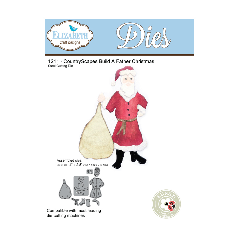 Elizabeth Craft Designs - CountryScapes Build A Father Christmas Die Set