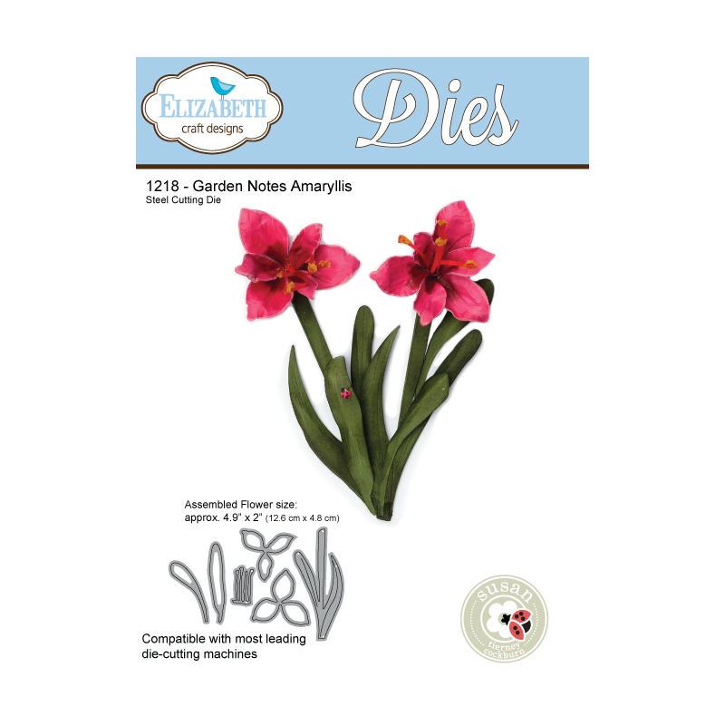 Elizabeth Craft Designs – Garden Notes Amaryllis Steel Die