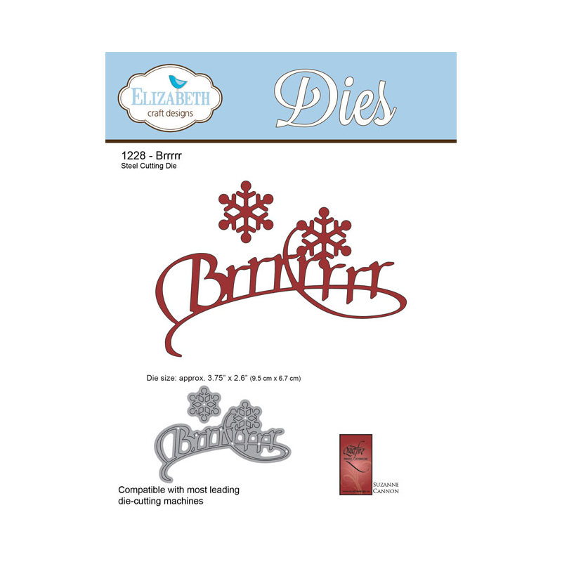 Elizabeth Craft Designs - A Way With Words: Brrrrr Die Set