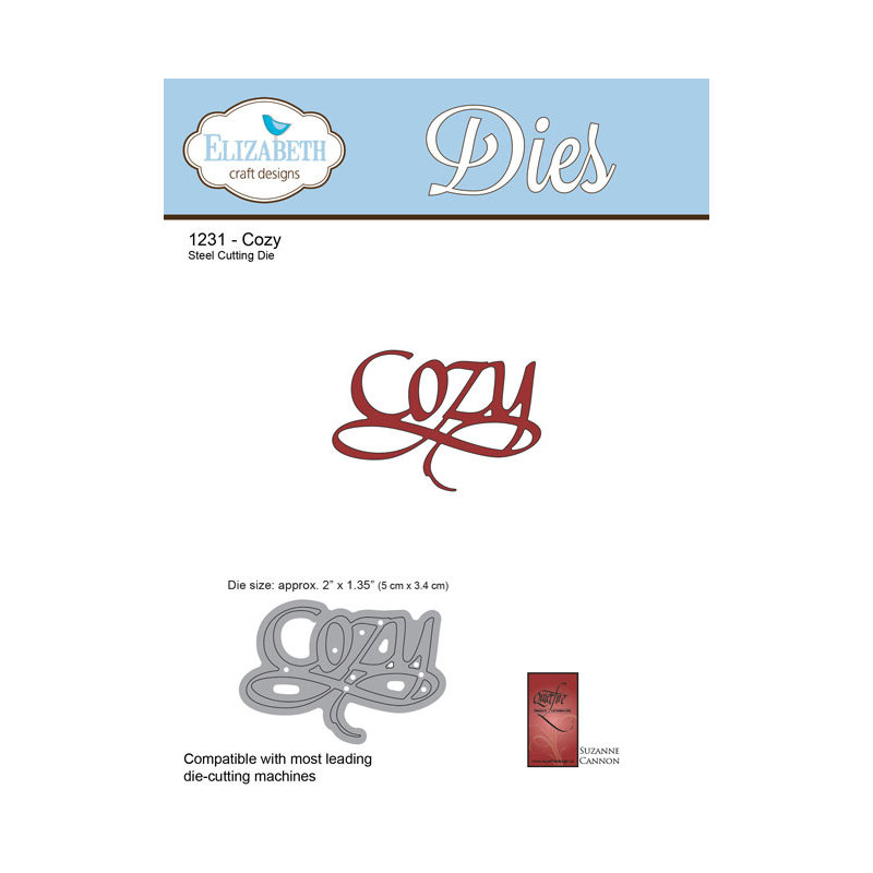 Elizabeth Craft Designs - A Way With Words: Cozy Die