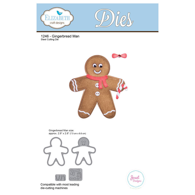 Elizabeth Craft Designs - Gingerbread Man Die Set