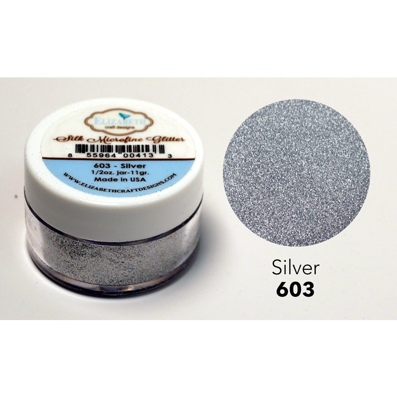 Elizabeth Craft Designs - Silver Silk Microfine Glitter