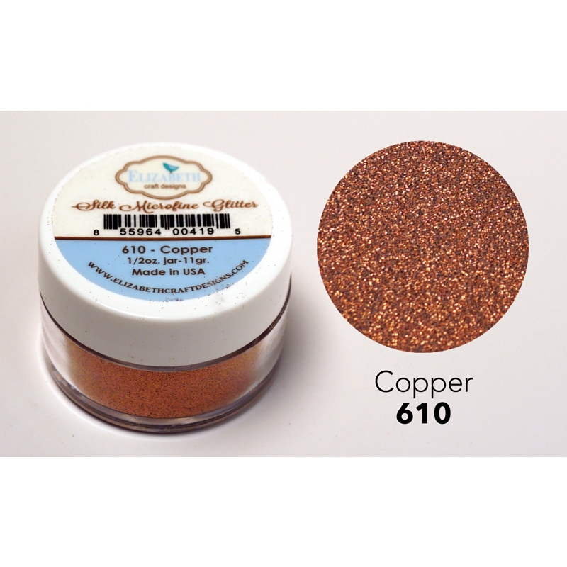 Elizabeth Craft Designs - Copper Silk Microfine Glitter 