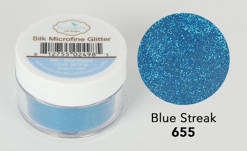 Elizabeth Craft Designs – Blue Streak Silk Microfine Glitter