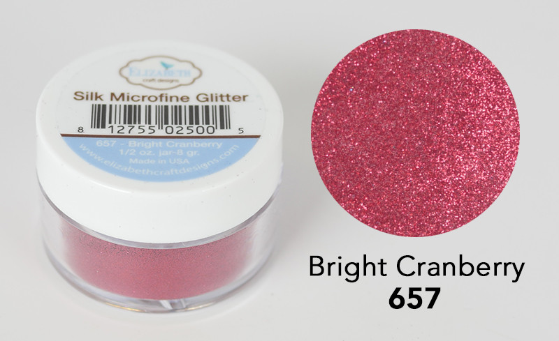 Elizabeth Craft Designs - Bright Cranberry Silk Microfine Glitter