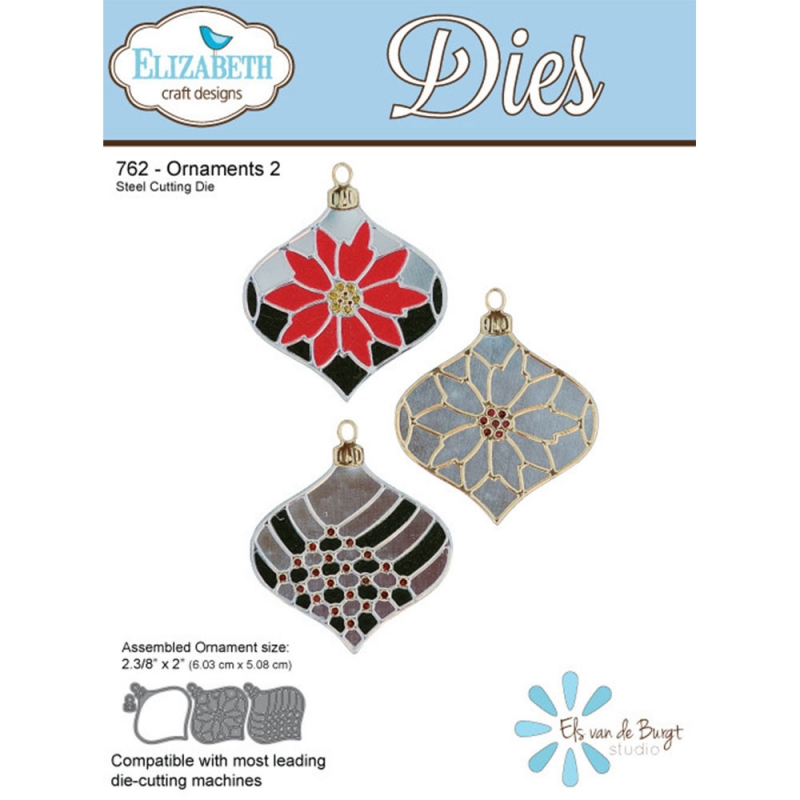 Elizabeth Craft Designs - Ornament Set 2 Die Set