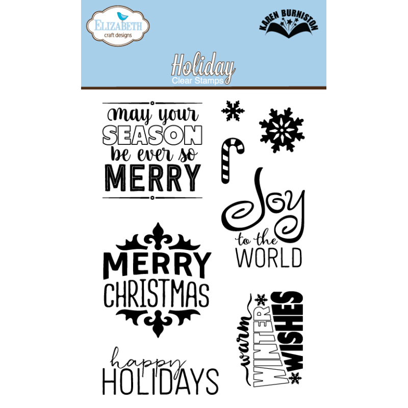 Elizabeth Craft Designs - Holiday Clear Stamps