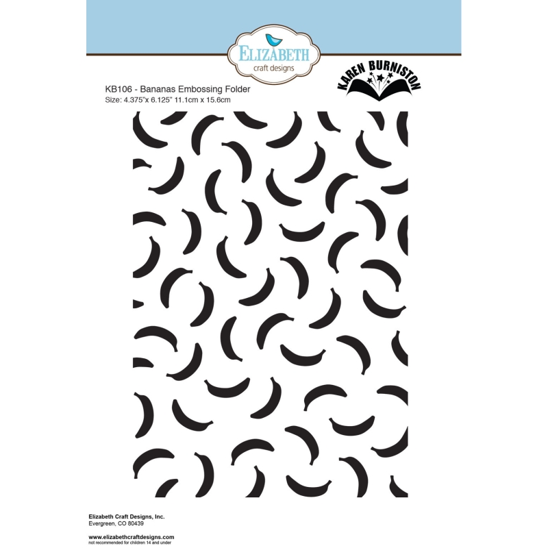 Elizabeth Crafts Designs - Bananas Embossing Folder