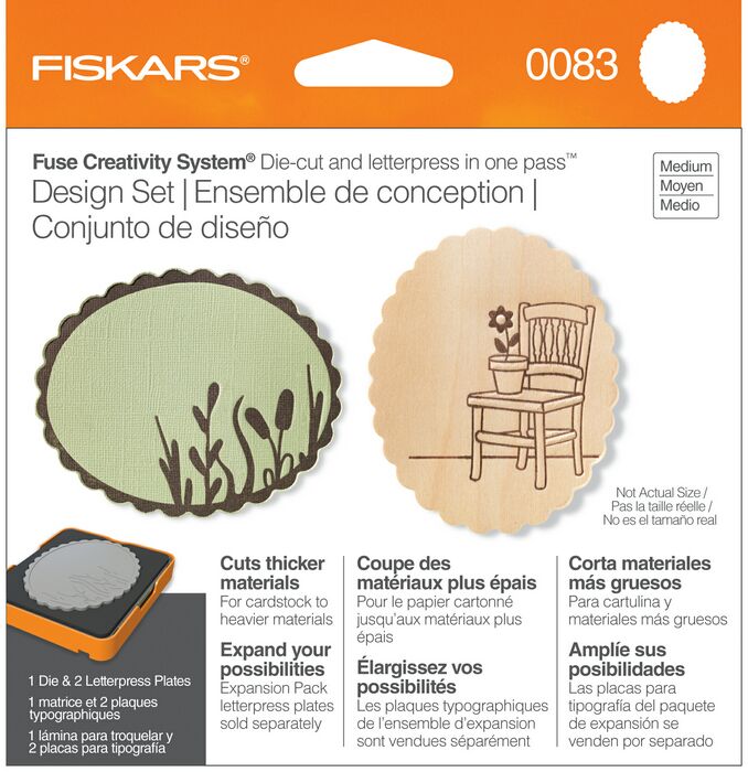 Fiskars - Thick Material Scalloped Oval