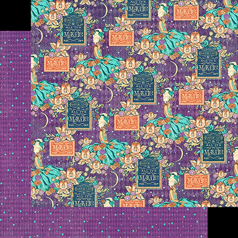 Graphic 45 - Midnight Masquerade - Romantic Rendezvous 12"x12" Paper (x10 Sheets)