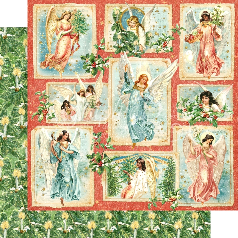 Graphic 45 - Joy to the World - Radiant Beams 12"x12" Paper (x55 Sheets)