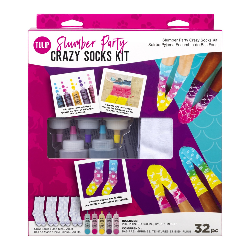 Tulip Crazy Socks Tie-Dye Kit