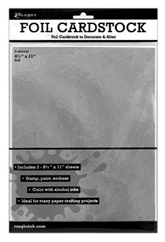 Ranger - Silver Foil Cardstock 