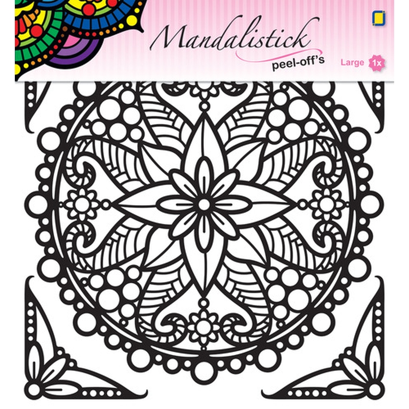 Mandalistick Peel Off Sticker - Flowers