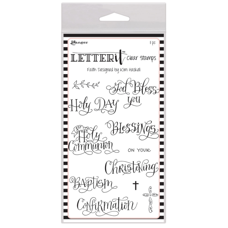 Ranger - Letter It - Faith stamp set