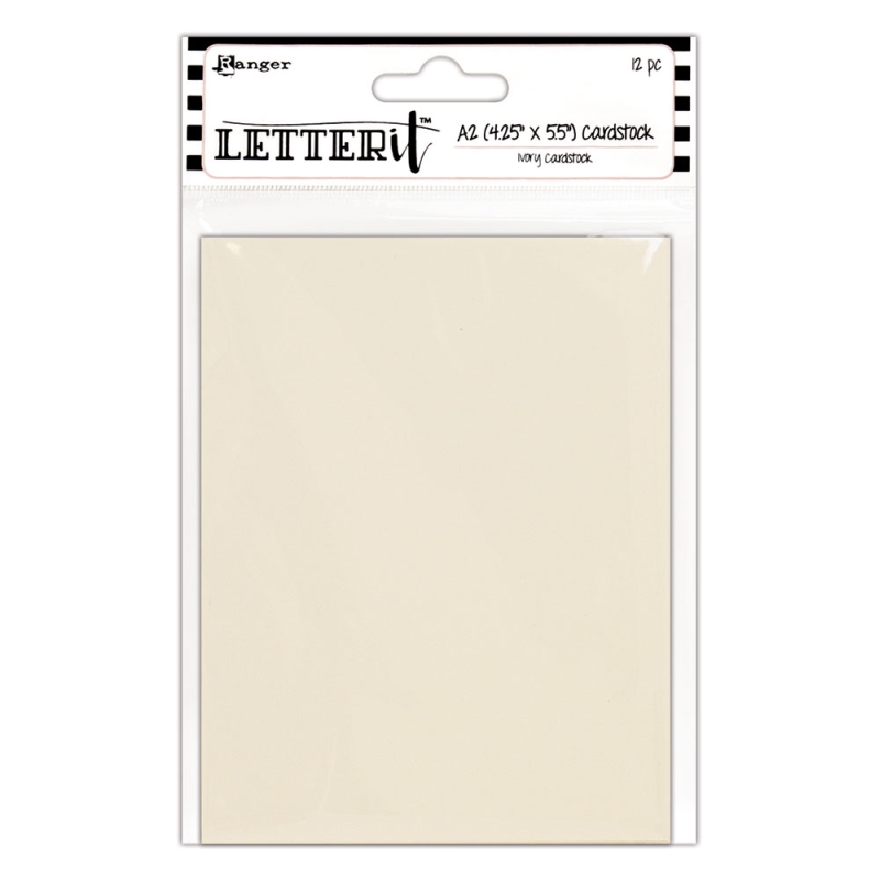 Ranger - Letter It - Cardstock Ivory 