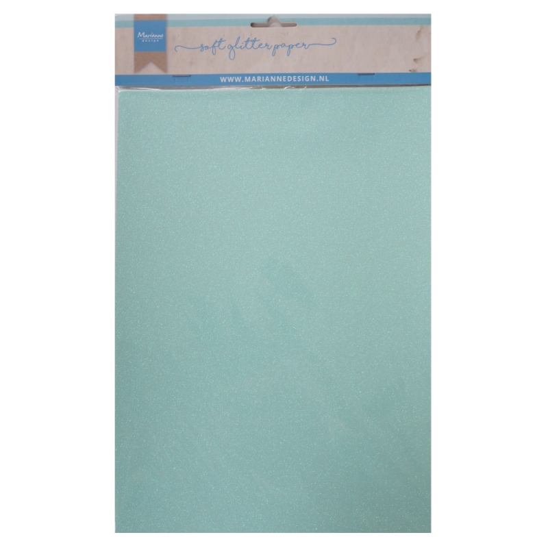 Marianne Designs - Soft Glitter Paper - Mint