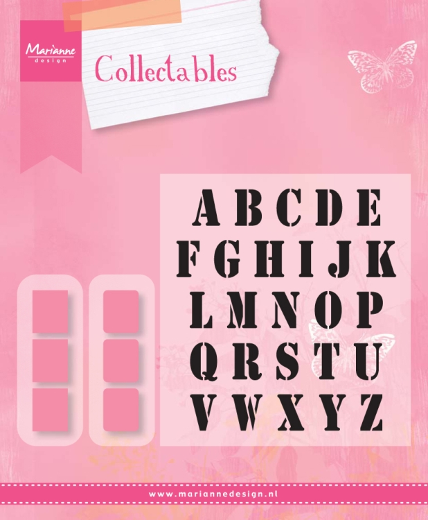 Marianne Designs - Stempel Alphabet die set