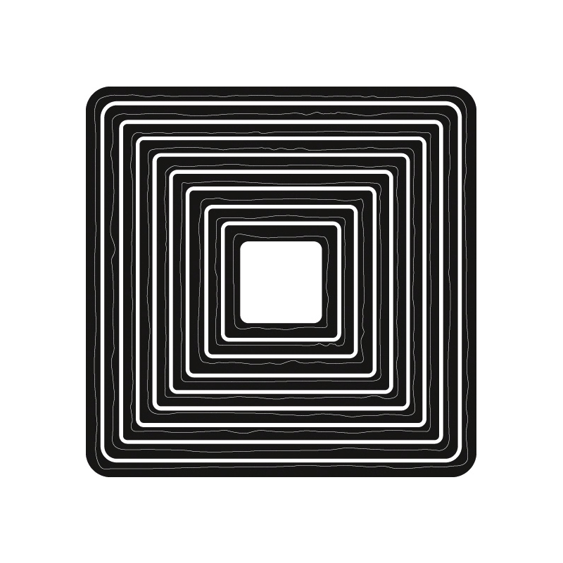 Basic Distressed Square