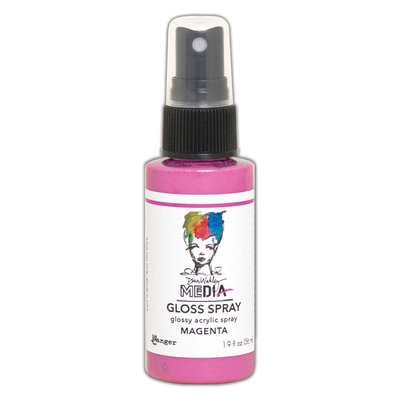 Dina Wakley MEdia Gloss Spray - Magenta