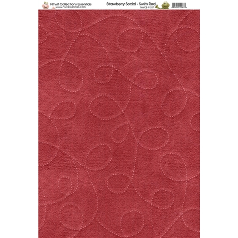 SS Swirls Red Paper A4Sold in Pack of 10 Sheets