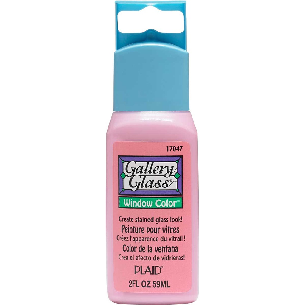 Plaid - Gallery Glass - 2oz - Rosy Pink