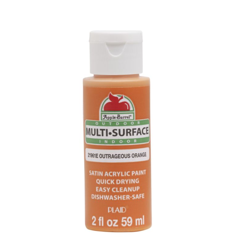 Apple Barrel - Outrageous Orange Multi-Surface (2oz)